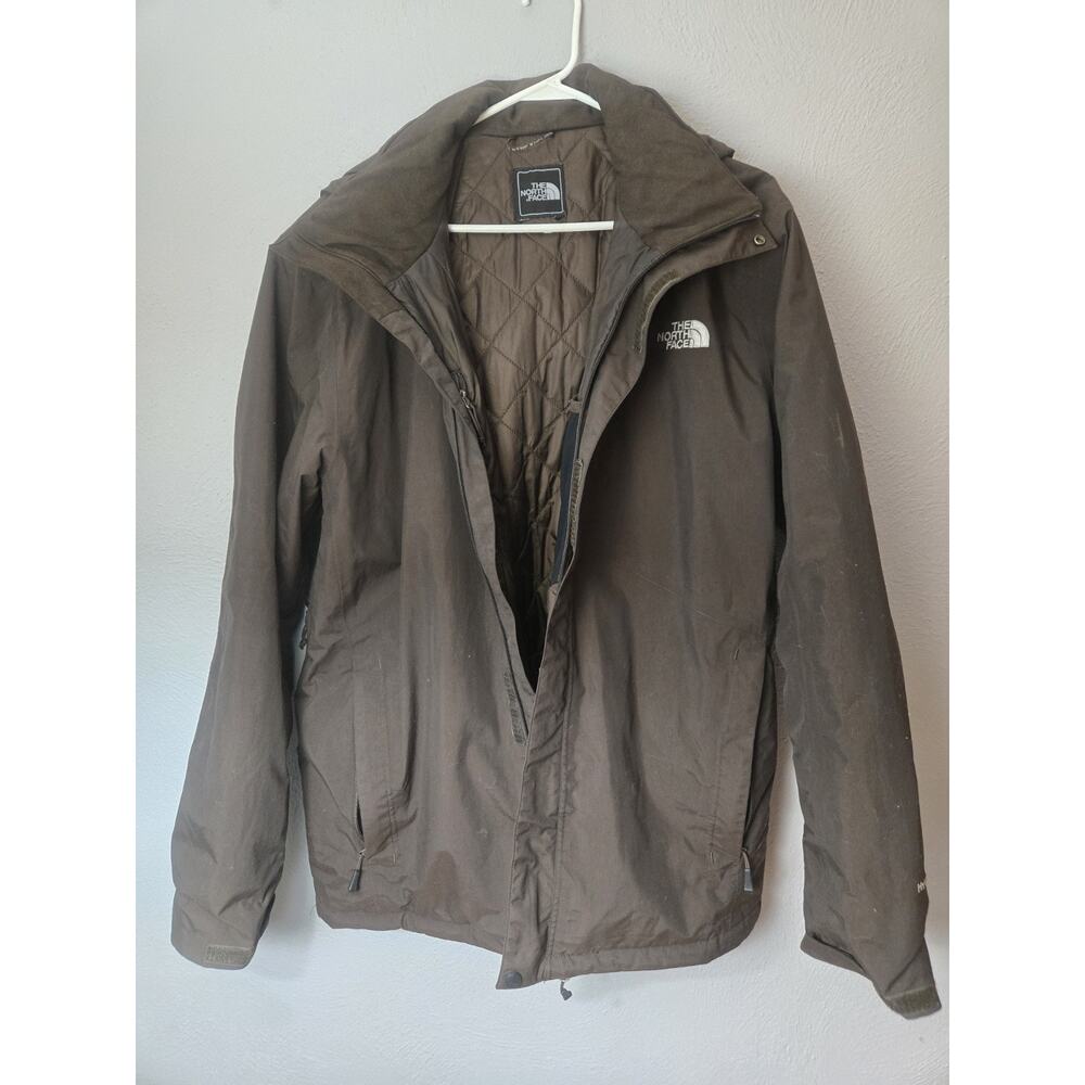 The North Face HyVent Men's Size Large Waterproof Jacket Brown